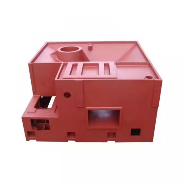 Large cast iron machine base