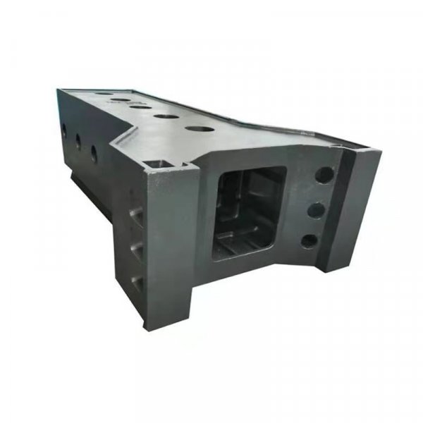 Large cast iron machine base